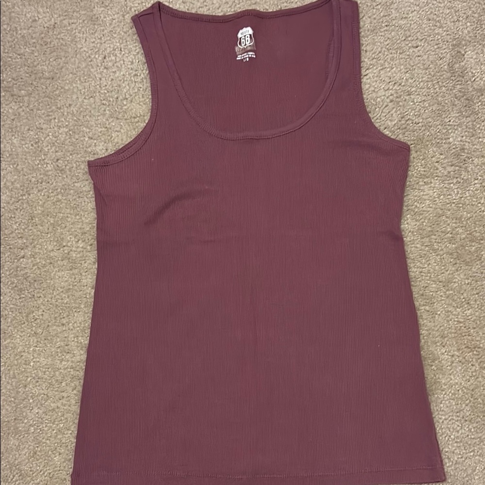 Women's Burgundy Tank Top